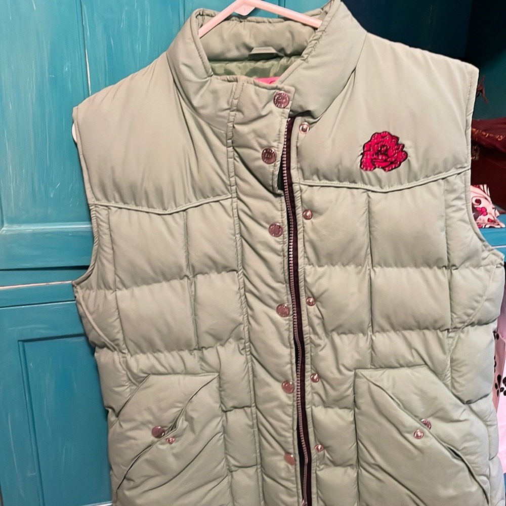 Ladies Green Vest